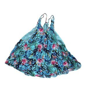 La Vie en Rose aqua  Beach Coverup